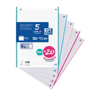 Recambio Folio 5x5 Oxford